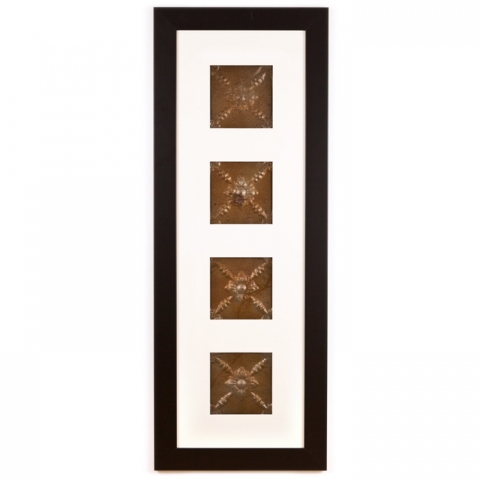 4 Panel Large Rectangle with Classic Black Frame