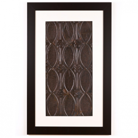 1 Panel X-Large Rectangle with Classic Black Frame