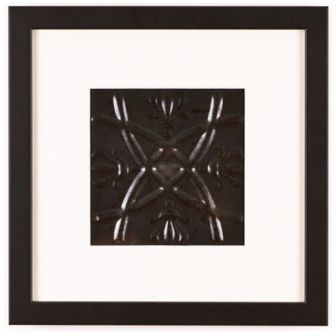 1 Panel Small Square with Classic Black Frame