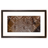 1 Panel X-Large Rectangle with Distressed Black Frame